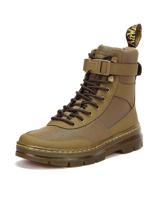 Dr. Martens Synthetic Combs Tech Boots in Olive (Green) for Men - Save ...