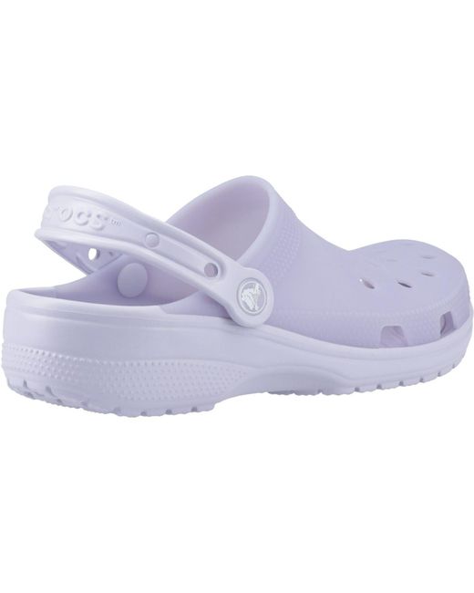 CROCSTM Purple Classic Frosted Synthetic Moon Clogs