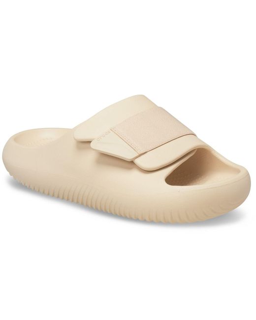 CROCSTM Natural Mellow Luxe Slide Thermoplastic Shitake Slides