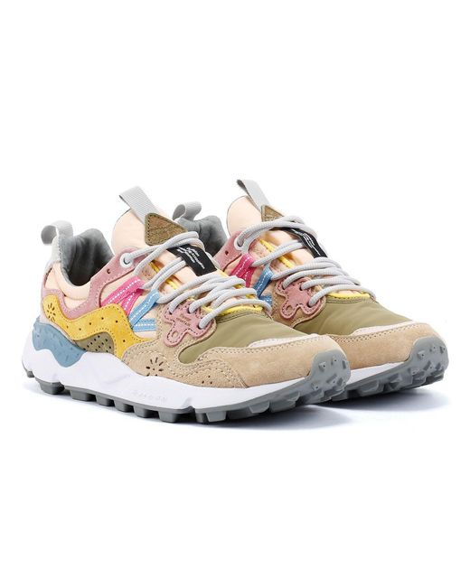 Flower Mountain Pink Yamano 3 Khaki/ Trainers