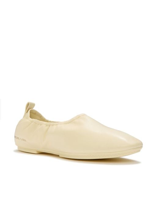 Fitflop Natural Delicato X Pantone Poise Leather Ballerinas