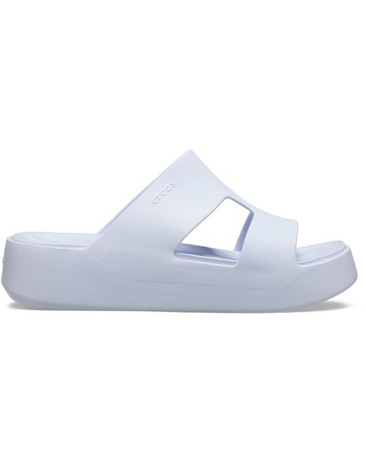 CROCSTM Blue Getaway Platform H-Strap Thermoplastische erholungsslipper