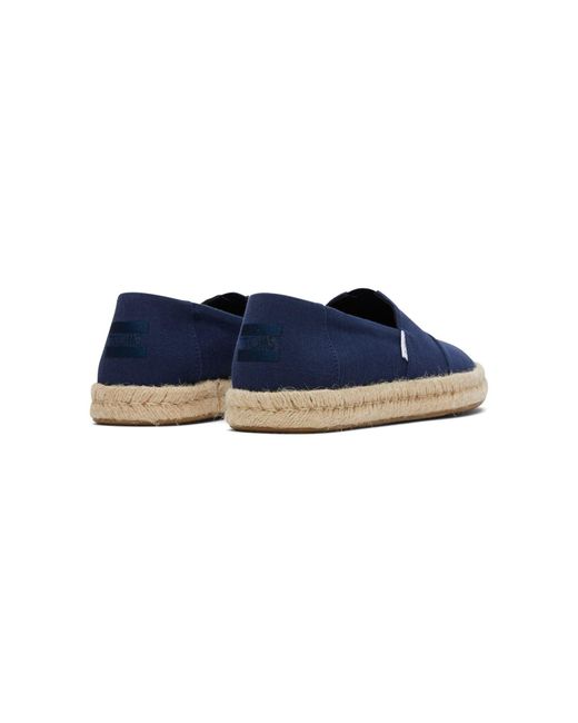 TOMS Blue Alpargata Rope 2.0 100% Cotton Espadrilles for men