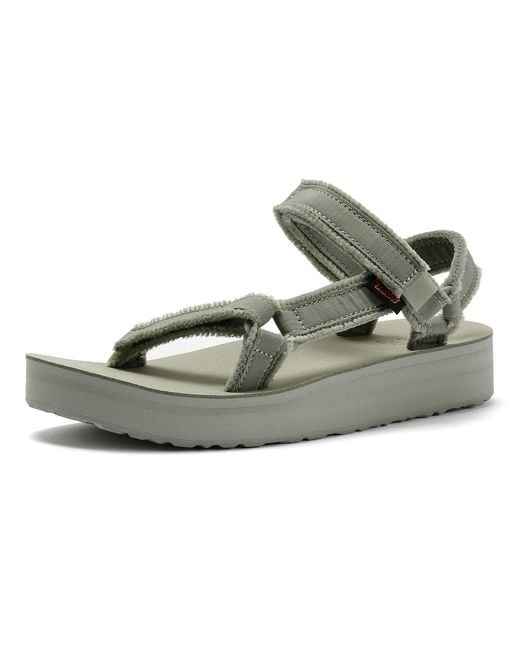 Teva Green Midform Universal Canvas Seagrass Sandals