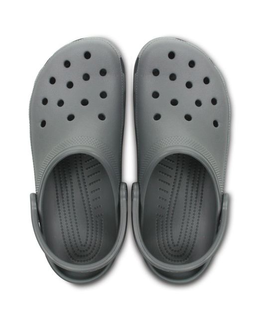 CROCSTM Gray Classic Croslite Rubber Slate Clogs