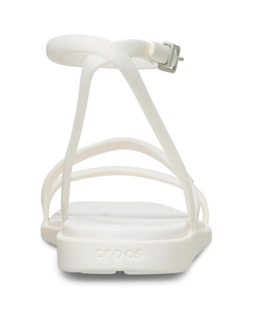 CROCSTM White Miami Ankle Strap Toe Loop Sandals