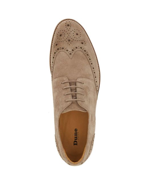 Dune Brown Stanford Shoes for men