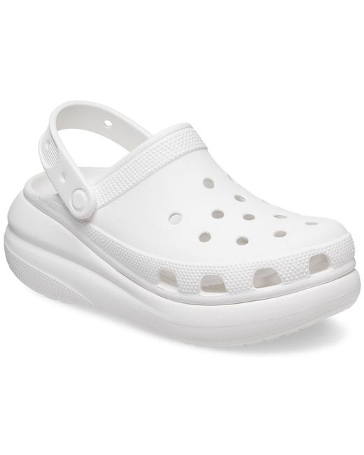 CROCSTM White Classic Crush Eva Clogs