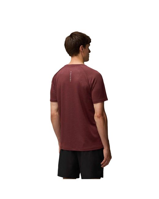 Castore Red Adapt Training T-Shirt Polyester Activewear T-Shirts for men