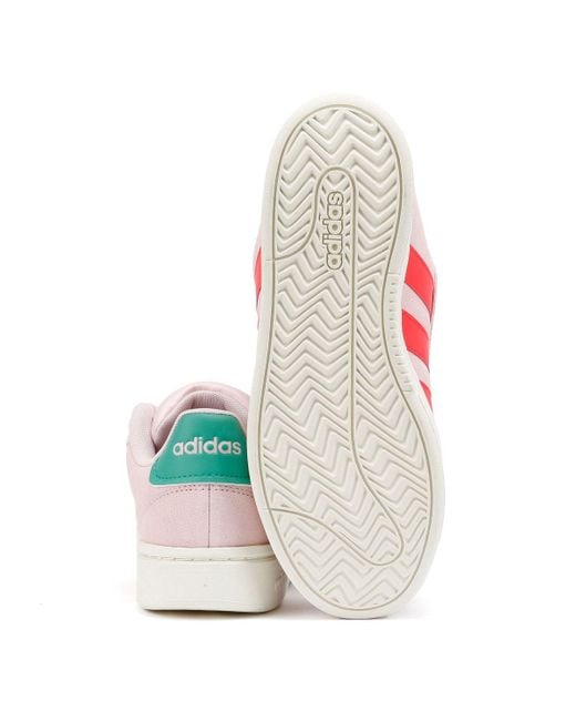 Adidas Pink Grand Court Alpha 00S Trainers