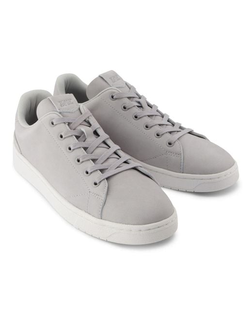 TOMS Gray Trvl Lite 2.0 Low Leather Trainers for men