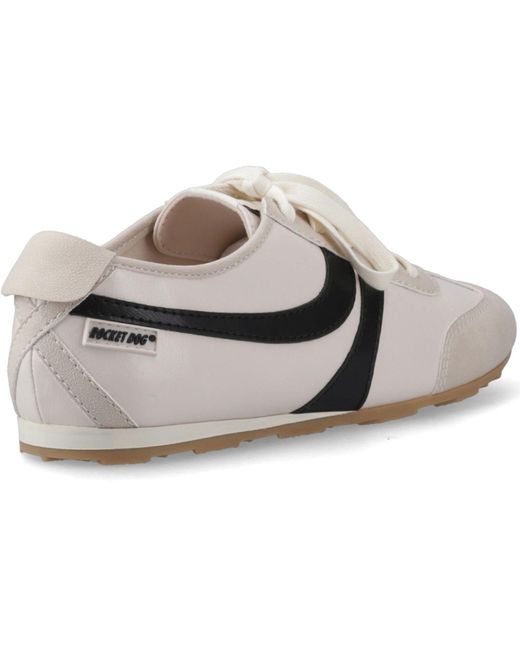 Rocket Dog White Destin Pu Combo Polyurethane Off/ Trainers