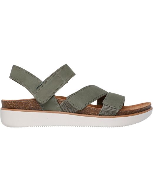 Skechers Brown Lifted Comfort Polyurethane Sandals Pu