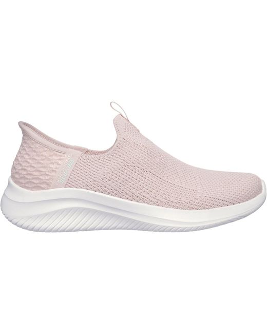 Skechers Pink Ultra Flex 3.0 Easy Win Textil Damen Rosa Sneakers
