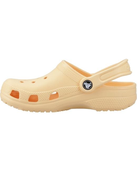 CROCSTM Natural Toddler Classic Clog Synthetic Golden Hour Clogs