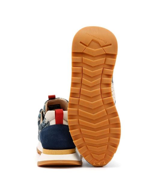 Flower Mountain Blue New Asuka Waves Trainers