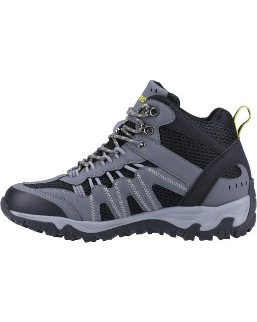 Hi-tec Gray Jaguar Mid Synthetic Graphite//Citron Hiking Boots for men
