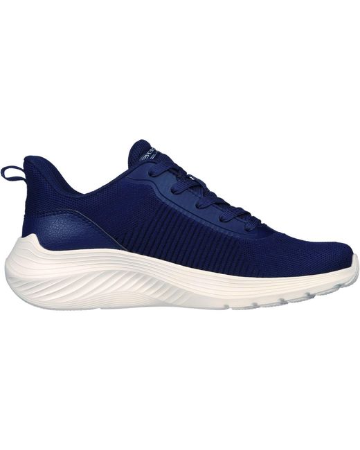Skechers Blue Bobs Squad Waves 117470-Nvy Lace Up Shoes
