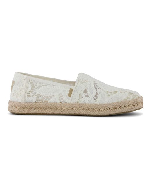 TOMS White Alpargata Rope 2.0 Textile Espadrilles