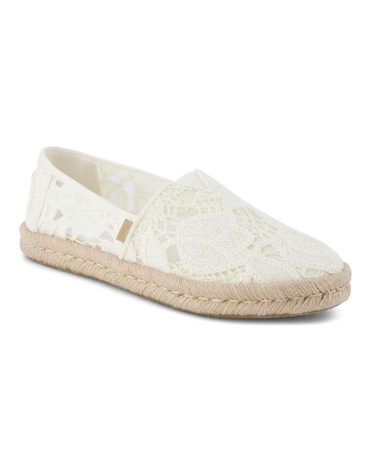 TOMS White Alpargata Rope 2.0 Textile Espadrilles