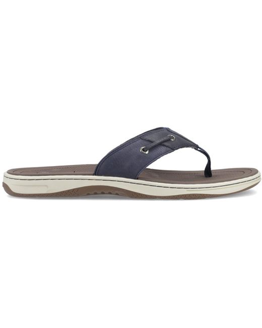 Sperry Top-Sider Blue Baitfish Leather Sandals for men