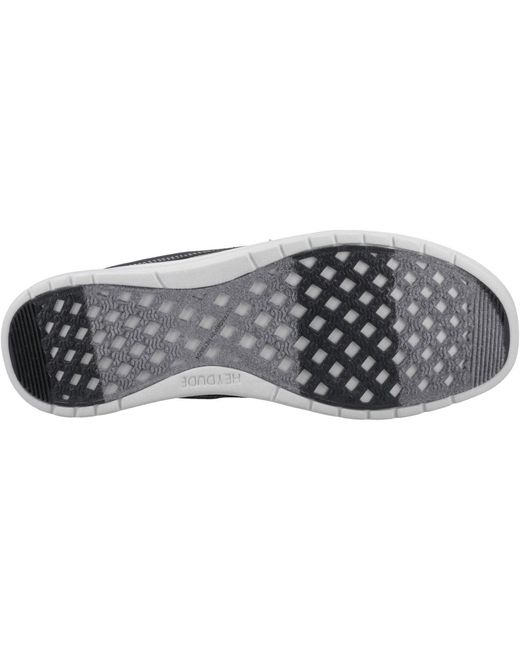 HeyDude Blue Welsh Grip Classic Mesh Cotton Blend /Storm Shoes for men
