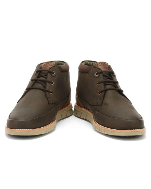Barbour Leather Nelson Shoes in Brown for Men - Save 36% - Lyst