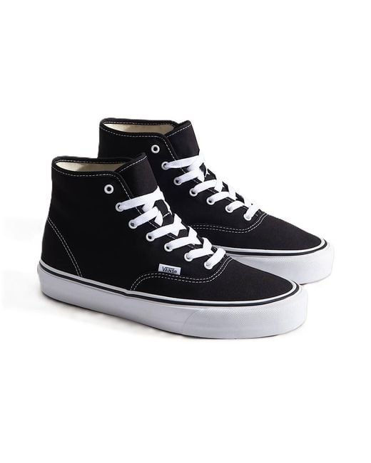 Vans Black Authentic Hi 2.0 Canvas/True Trainers