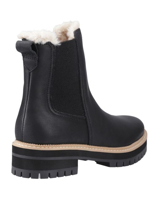 TOMS Black Bennet Leather Boots