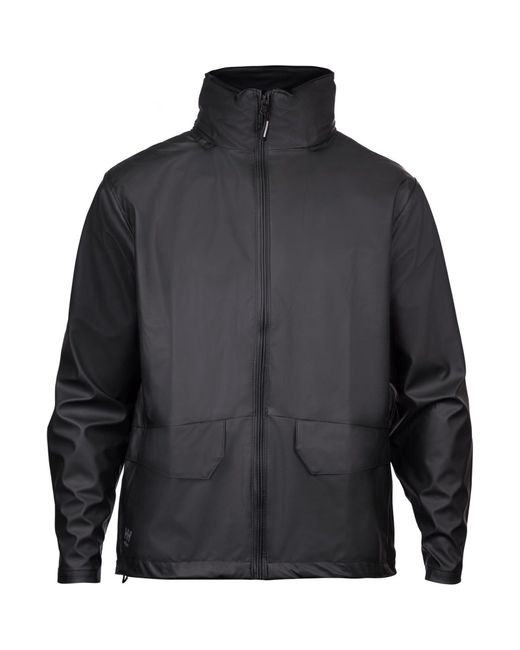 Helly Hansen Black Voss Adults Rain Jacket
