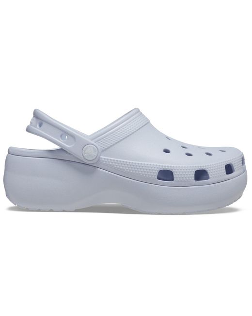 CROCSTM Blue Classic Platform Synthetic Dreamscape Clogs