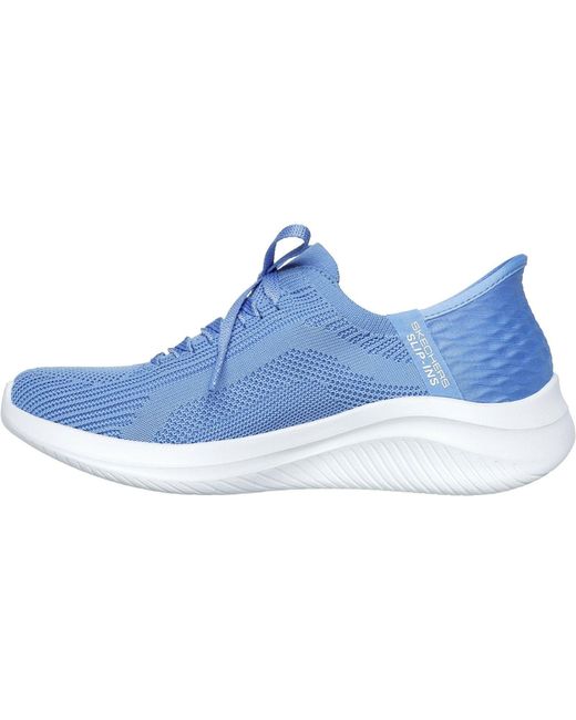 Ultra Flex 3.0 Brilliant Path Baskets En Toile Skechers en coloris Blue