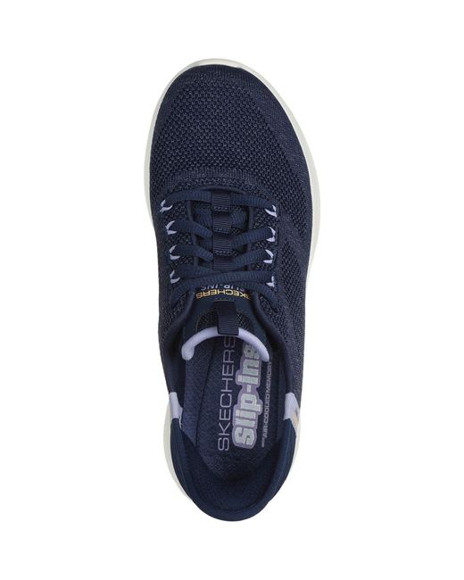 Skechers Blue Ultra Flex 3.0 Easy Step 150178-Nvlv/ Lace Up Shoes