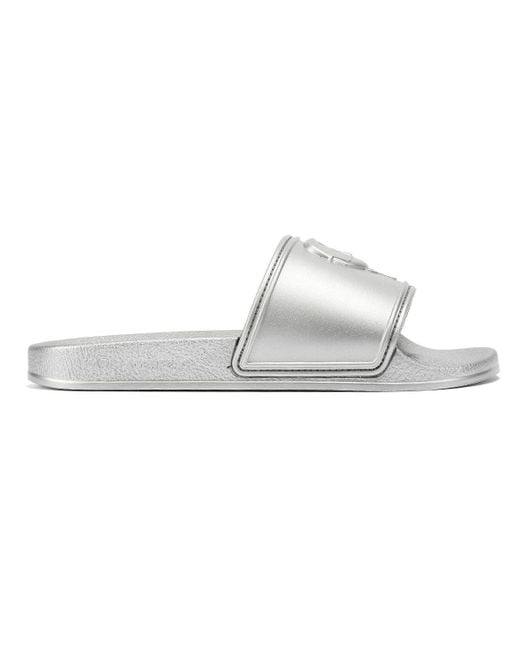 Karl Lagerfeld Metallic Kondo 2.0 Karl Nft Damen Slides