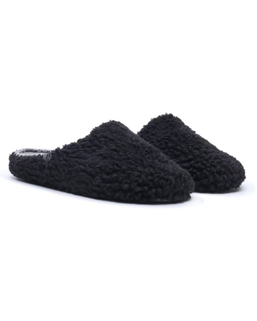 Hush Puppies Blue Good Teddy Polyester Slippers for men