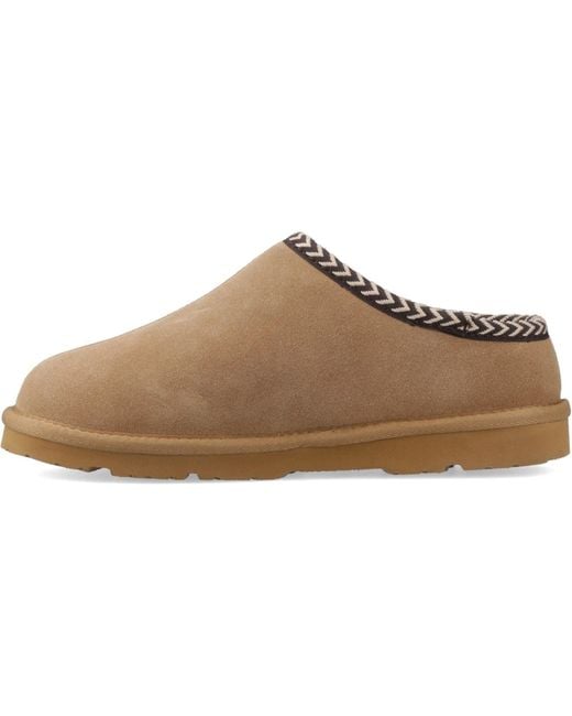 BEARPAW Natural Tabitha Suede Coffee Slippers