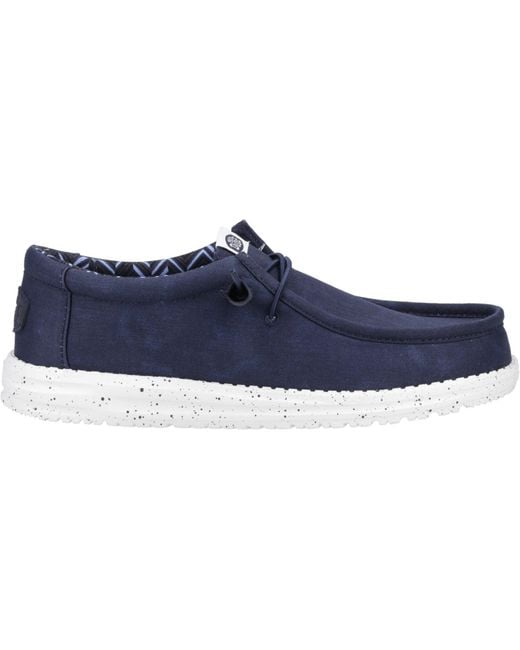 Wally Canvas Scarpe Da Barca di HeyDude in Blue