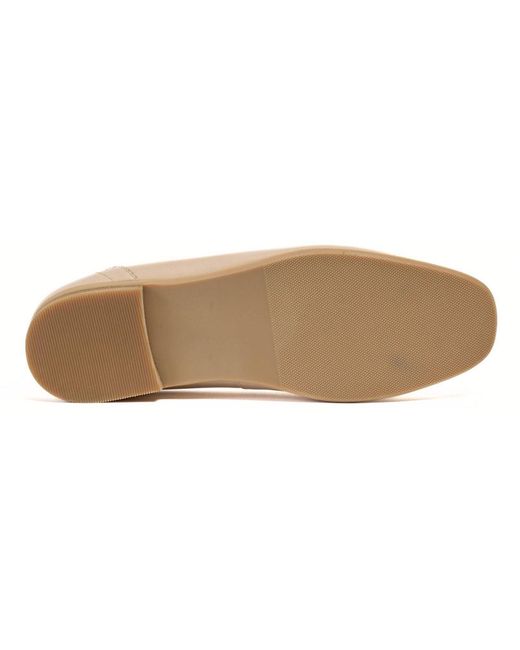 Pod White Priya Leather Flats