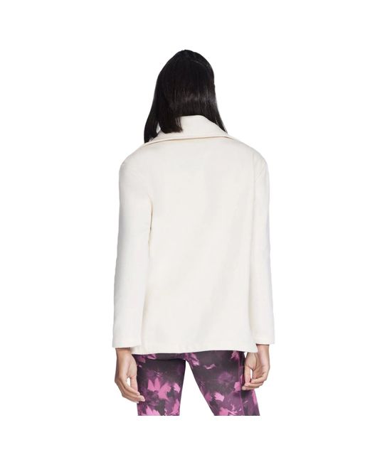 Skechers White Go Snuggle Tunic Jacket Jacket