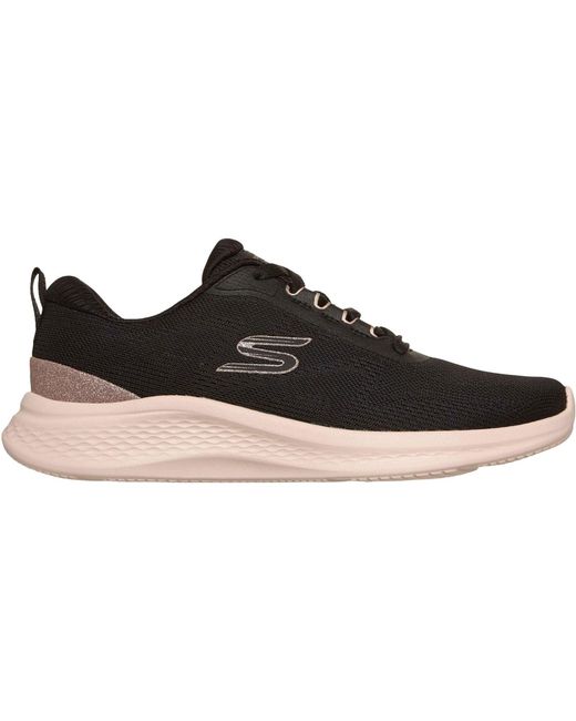 Skechers Black Skech-Lite Pro 2.0 Polyester /Rose Trainers