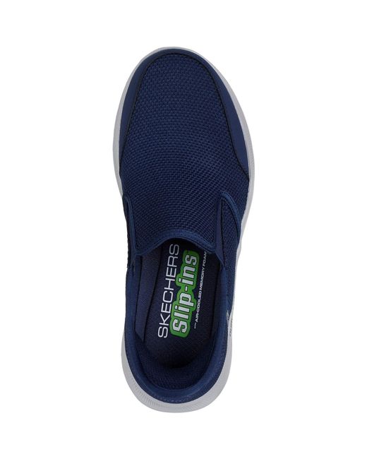 Skechers Blue Equalizer 5.0 Drayze 232926-Nvy Slip On Shoes for men