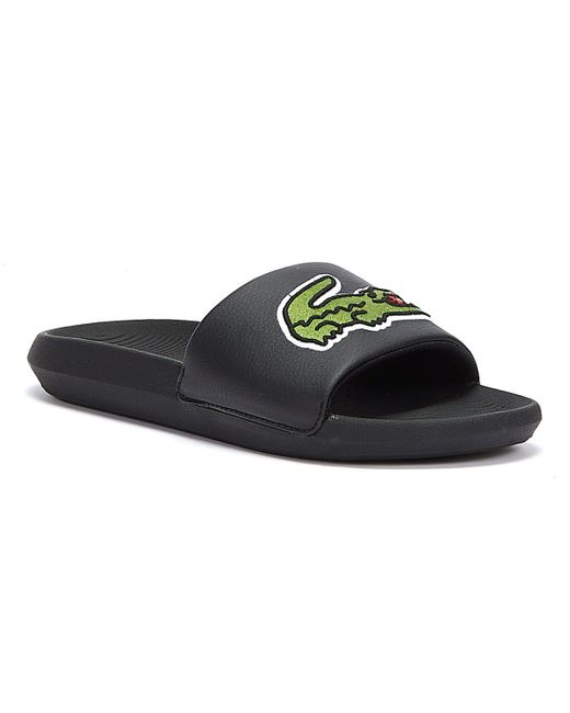 lacoste rubber slides