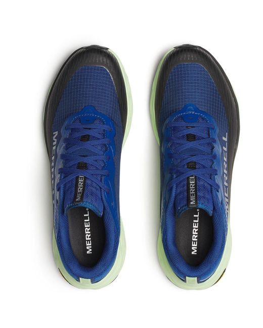 Merrell Blue Agility Peak 6 Gtx Runner Polyurethane Mariana Trail Running Shoes for men