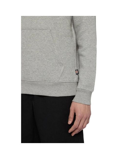 Dickies Gray Icon Logo Hoodie Hooded Sweatshirt
