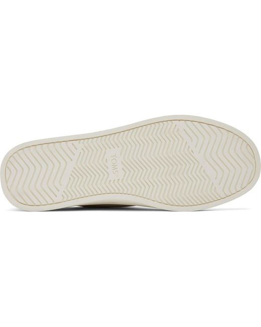 TOMS White Kameron 100% Cow Fog Trainers
