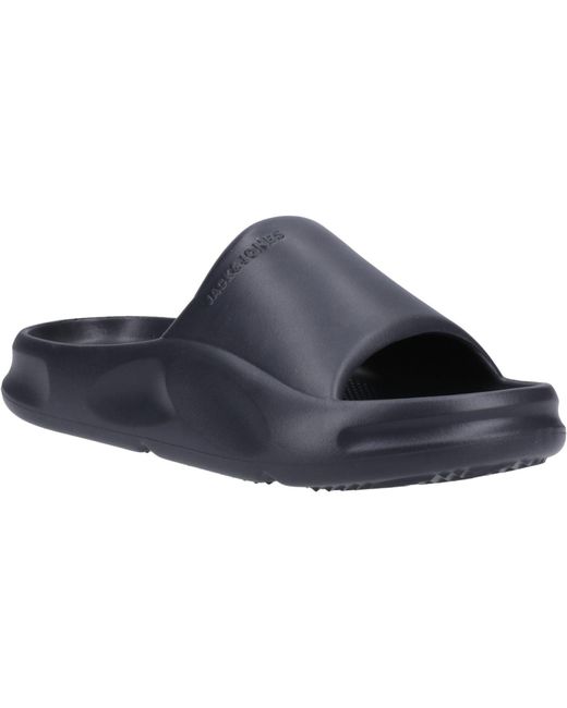 Jack & Jones Blue Status Slider Sandals Size: 7 for men