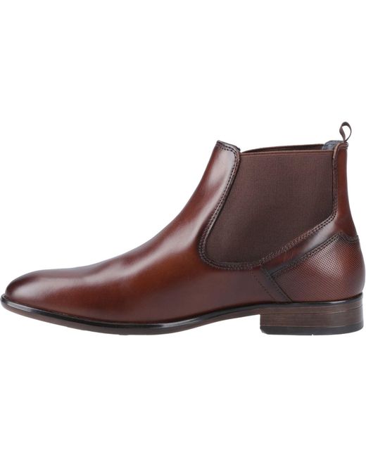 Pod Brown Frank Leather/Textile Cognac Boots for men
