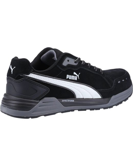 PUMA Black Airtwist Low S3 Suede Safety Sneakers for men