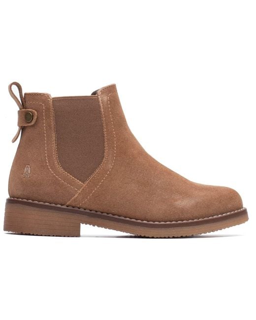 Hush Puppies Brown Maddy Suede Boots