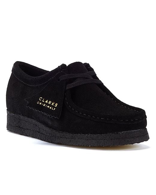 Clarks Black Wallabee Womens Shoes